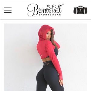 ISO Red Hoodie from Bombshell Sportswear size M L
